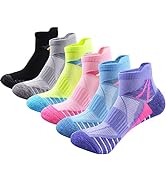 Womens Ankle Socks Athletic Cushioned Breathable Performance Sport Tab Cotton Quarter Women's Run...