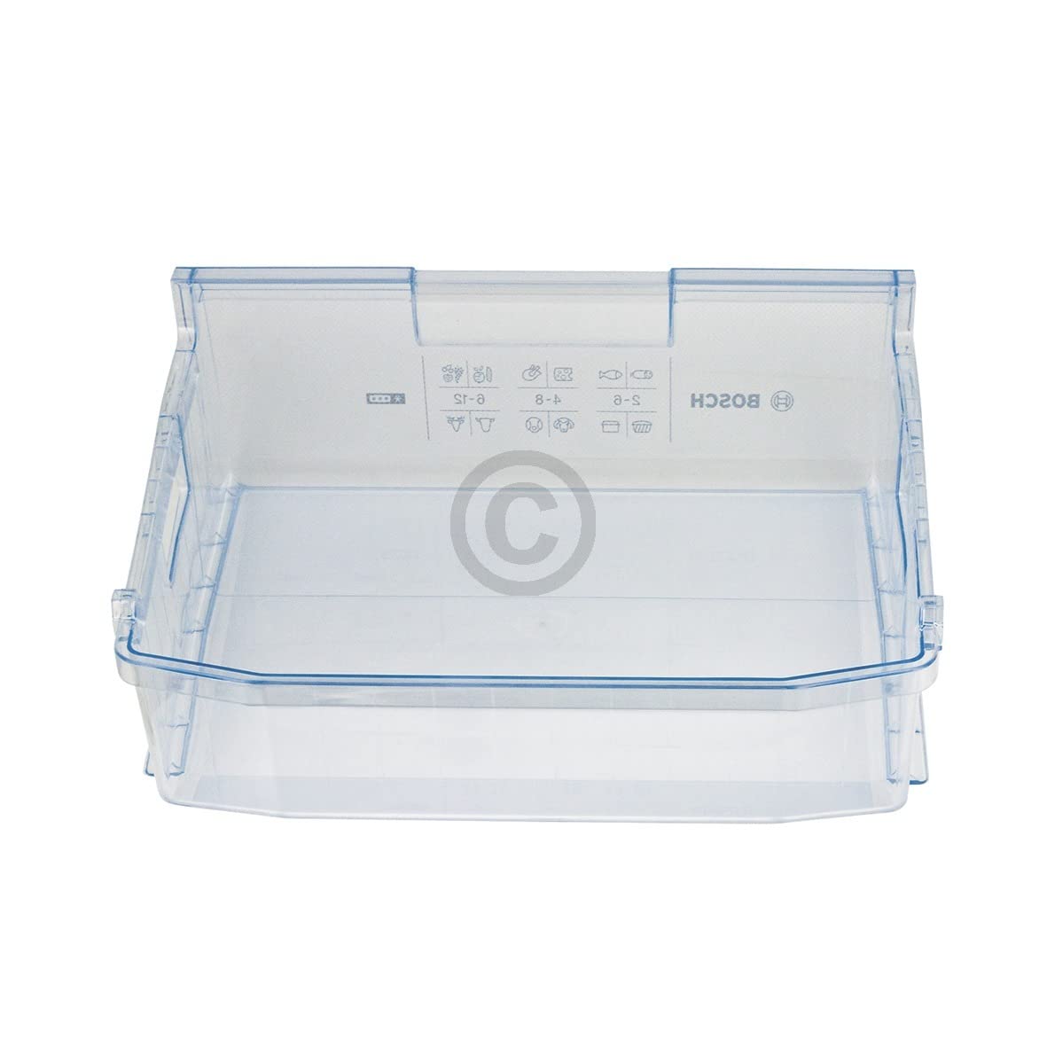 Cassetto compatibile con BOSCH 00660069, contenitore per congelatore, 450 x 155 x 395 mm, per congelatore