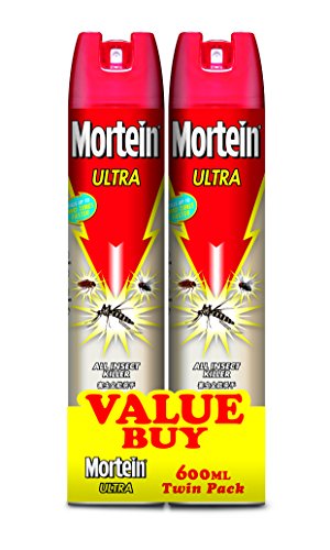 Mortein Ultra All Insect Killer Spray Twin Pack Odourless 600ml (Pack of 2)