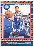 Quentin Grimes 2024-25 Hoops Haunted Hoops Orange Pumpkins Card #179