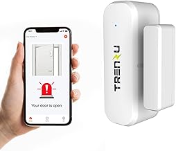 Trenzu WiFi Smart Door Alarm Sensor | Wireless Magnetic Security System for Home with Real-Time Alerts, Easy Installation, App Control, and WiFi Connectivity