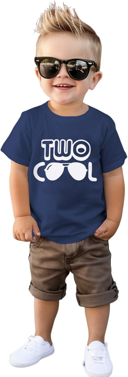 Two Cool 2nd Birthday Shirt Year Old Boy Second Kuwait Ubuy