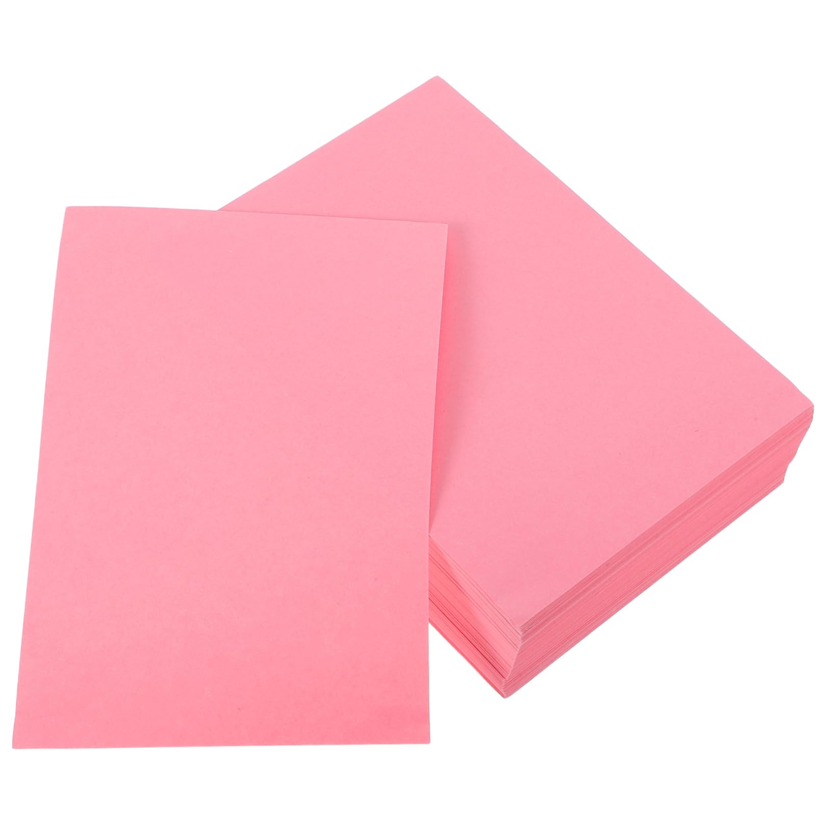 500 Hojas de Papel de Construcción Rosa A5 para Impresión y Manualidades Alta Blancura y Calidad de Impresión, Adecuado para Uso en Hogares y Papelerías