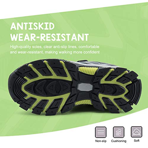 Brooman Kids Outdoor Trail Hiking Shoes Boys Girls Running Shoes Sports Sneakers thumb #5