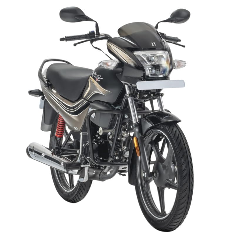 Image of Hero MotoCorp Passion+ i3S Drum Black Brown Stripes Booking for Ex-Showroom Price