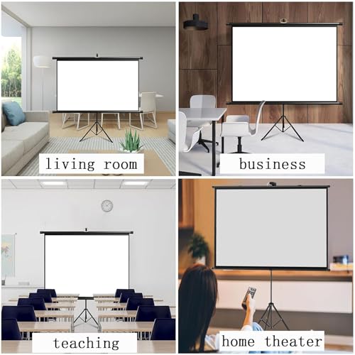 Pantalla para proyector con trípode 72 pulgadas 4:3 miniatura 5