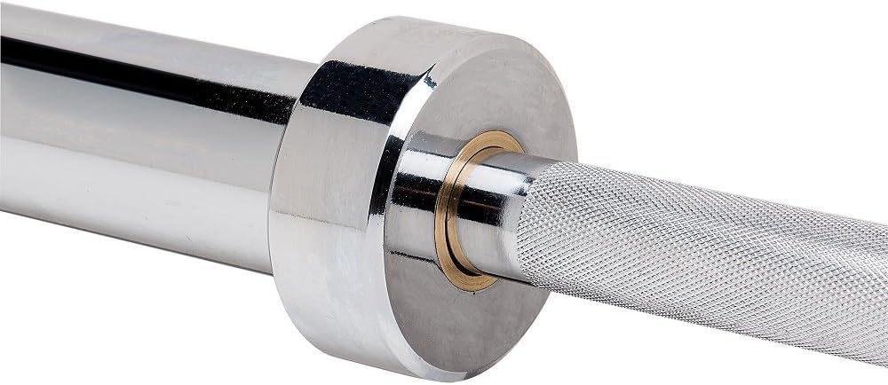 Bilanciere Olimpico Professionale per Home Gym - 220 centimetri, Carico Max 320 chilogrammi. Acciaio cromato.