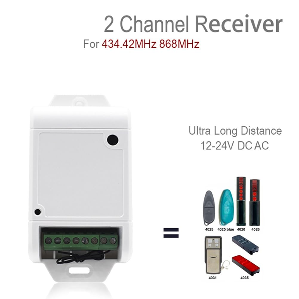 Télécommande de Garage - YOKULI - Sdre-4031 - 868Mhz - Compatible Sommer - 4 Canaux