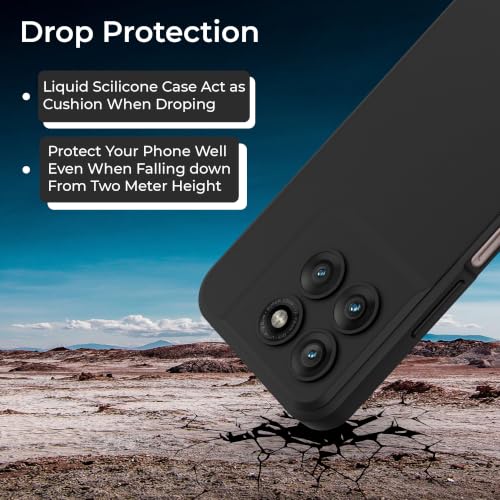 Image of A rtistque Back Cover Case for Motorola G37 Power / G77 Power 5G with Camera Protection | Shockproof TPU|Stylish Protective Design|Slim Fit|Ultra Matte| Back Cover - Black