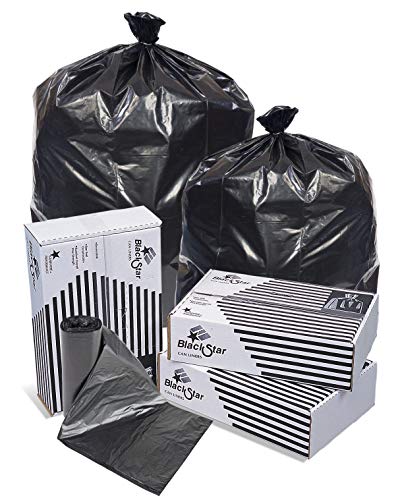 PITT PLASTICS/INTEPLAST, BLACK LOW DENSITY PERFORATED CAN LINER 100-10, Manufacturer Part Number: B76530XK