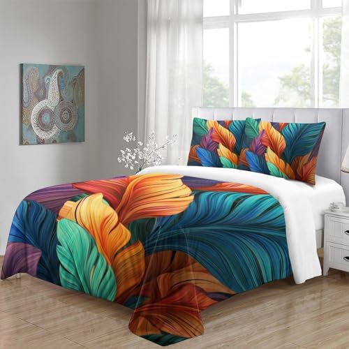 Housse de couette plumes King size de qualité supérieure pour lit double