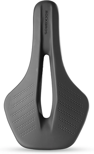 ROCKBROS Selim de bicicleta para homens e mulheres, assento de bicicleta impermeável com design ergonômico, almofada macia e confortável