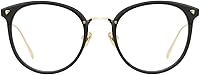 Vista 12 de TIJN Round Blue Light Glasses for Woman Men, Retro Acetate Cat Eye Rim Frame Glasses for Gaming Computer Screen, Maaike Ámbar