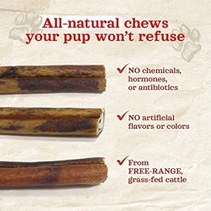 Natural Farm Chicken Stuffed Collagen Sticks with Real Chicken for Dogs (6 Inch, 5-Pack), Rawhide-Free Collagen Sticks, Odor-Free Natural Dog Chews, Long Lasting, for Small, Medium and Large Dogs