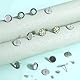 SOFPLATE 1 Box 100 Stück 12mm Ohrstecker Rohlinge Mit Lünette Cabochon Edelstahl Hypoallergen Silberne Ohrstecker Mit Ohrmutter Runde Ohrstecker Für Schmuckherstellung Zubehör DIY Handwerk