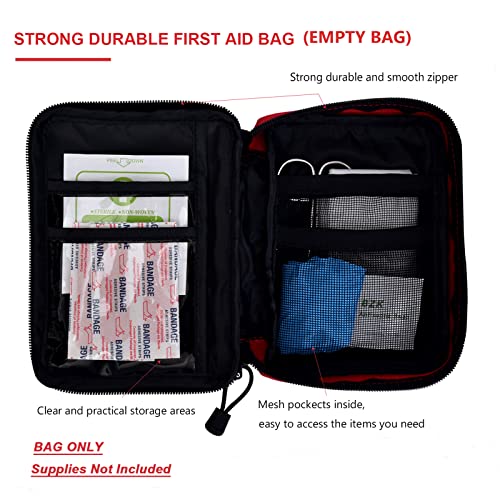 O'iffeei Small First Aid Kit Bag Pouch Empty, Handy Portable For Outdoors Camping Hiking Car Home School. Small Medical Bag For Emergency. #TOP1