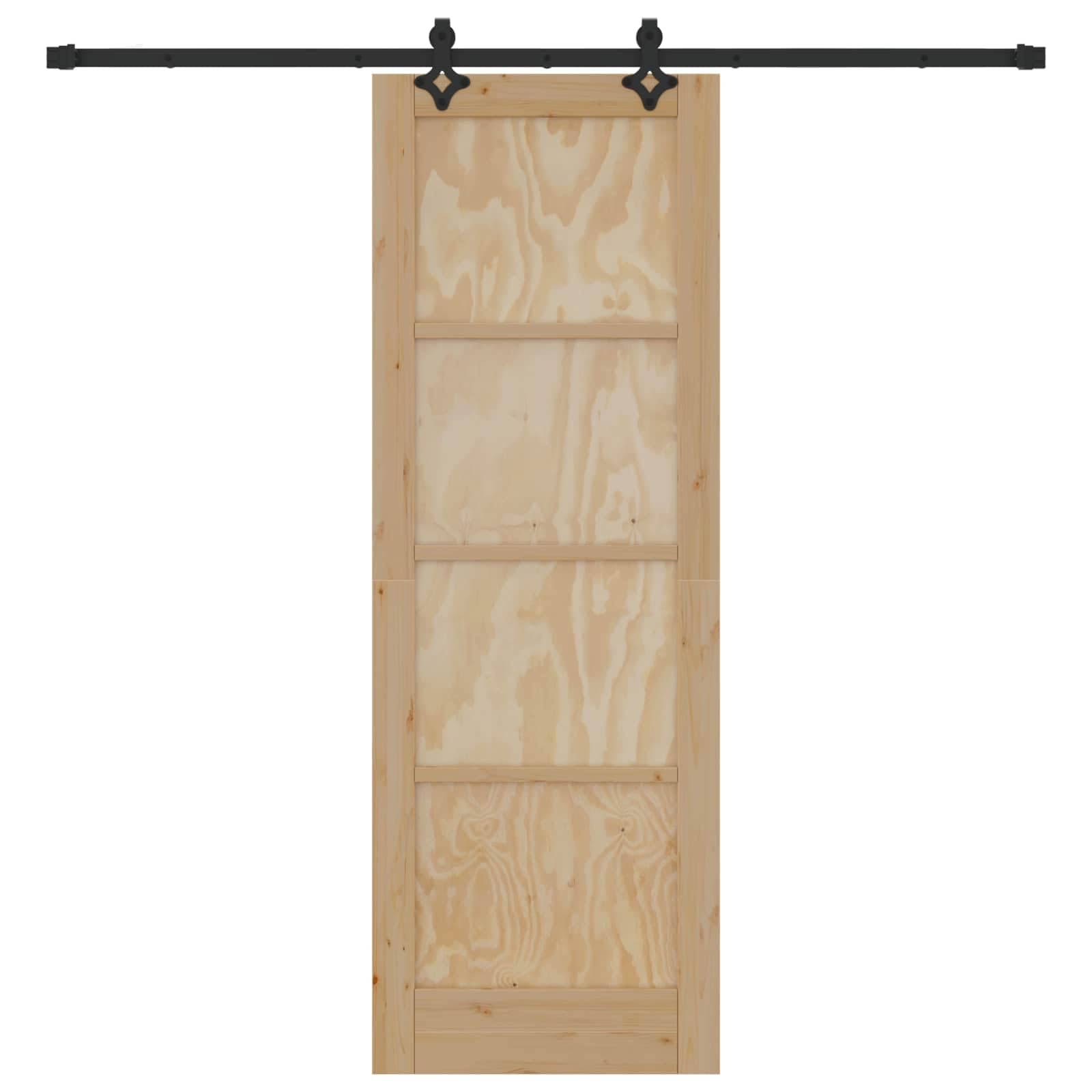 Orkdal drzwi przesuwne 73,5 x 211 cm, z litego drewna sosnowego i