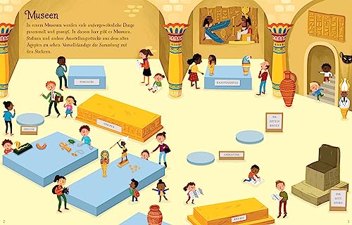 Mein erstes Stickerbuch: Im Museum: mit 130 Stickern Museen aller Art entdecken – Stickerheft ab 3 Jahren (Meine ersten Stickerbücher)