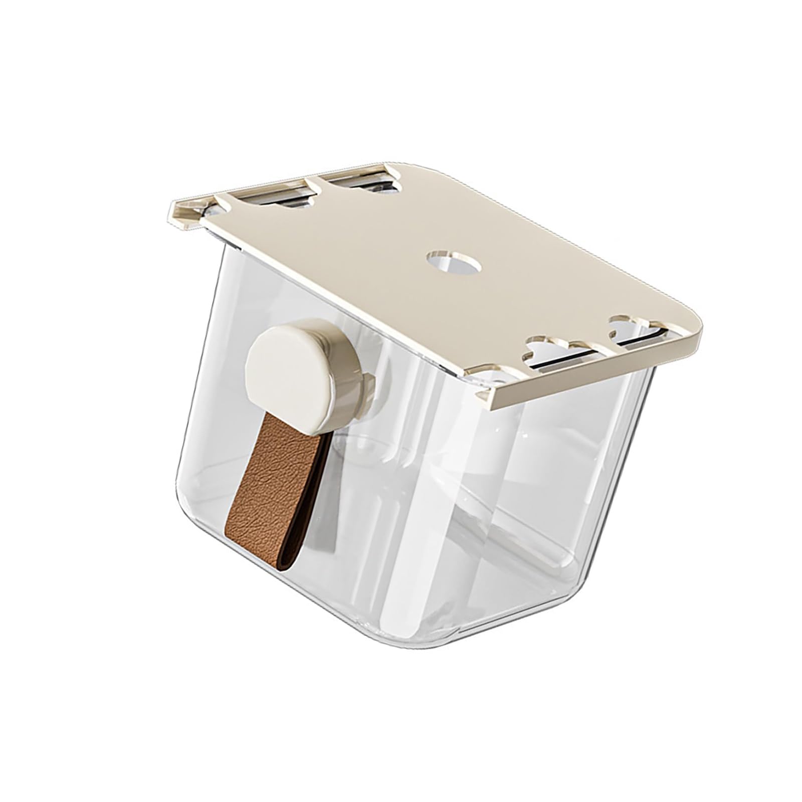 Buxuaaaa Ergonomic Handle Under Desk Organizers Adhesive Mount Storage Tray for Bathroom Cabinet Space Efficient Bathroom Cabinet Shelf Organizers