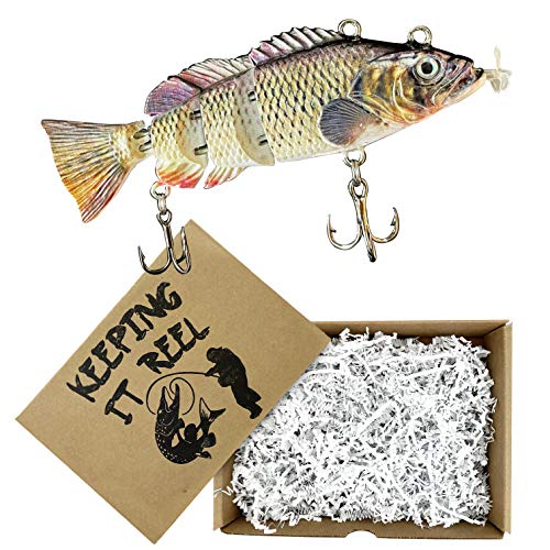UFISH - Electronic Animated Fishing Lure, Fishing Gifts for Men, Birthday Gifts for Men, Fisherman Gift Ideas, for Dad Husband Boyfriend, Fisherman Gift, Tackle Box