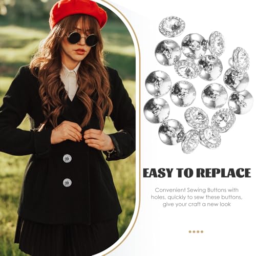 Boutons strass de qualité supérieure pour finitions de vêtements mode - 4