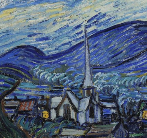 Tableaux Graffiti Art Mural haut de gamme de la nuit étoilée Van Gogh 60x90