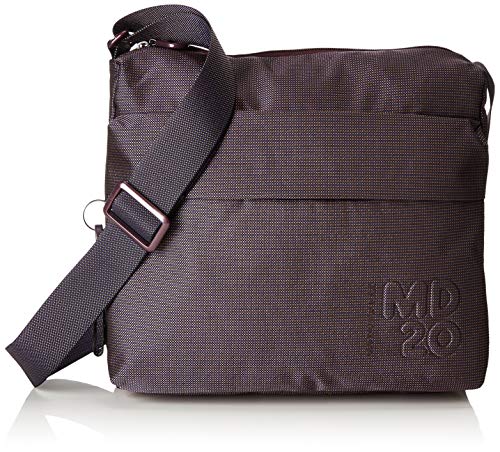 Mandarina Duck Md20 Tracolla Sac à bandoulière pour femme 12 x 26 x 29,5 cm - Violet - Violet (Vineyard Wine), 12x26x29.5 cm (B x H x T)
