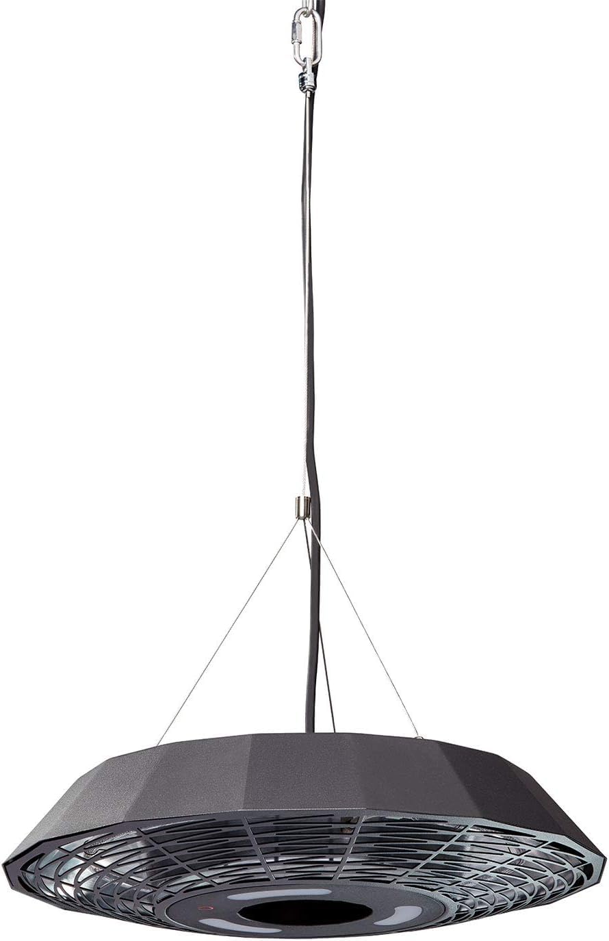 Enders® Elektro Heizstrahler Outdoor 2.000 Watt mit LED und Fernbedienung, Deckenstrahler, für Innen- & Außenbereich, Fernbedienung & LED-Beleuchtung, Halogenstrahler, Wärmelampe, Heizstrahler, #4925