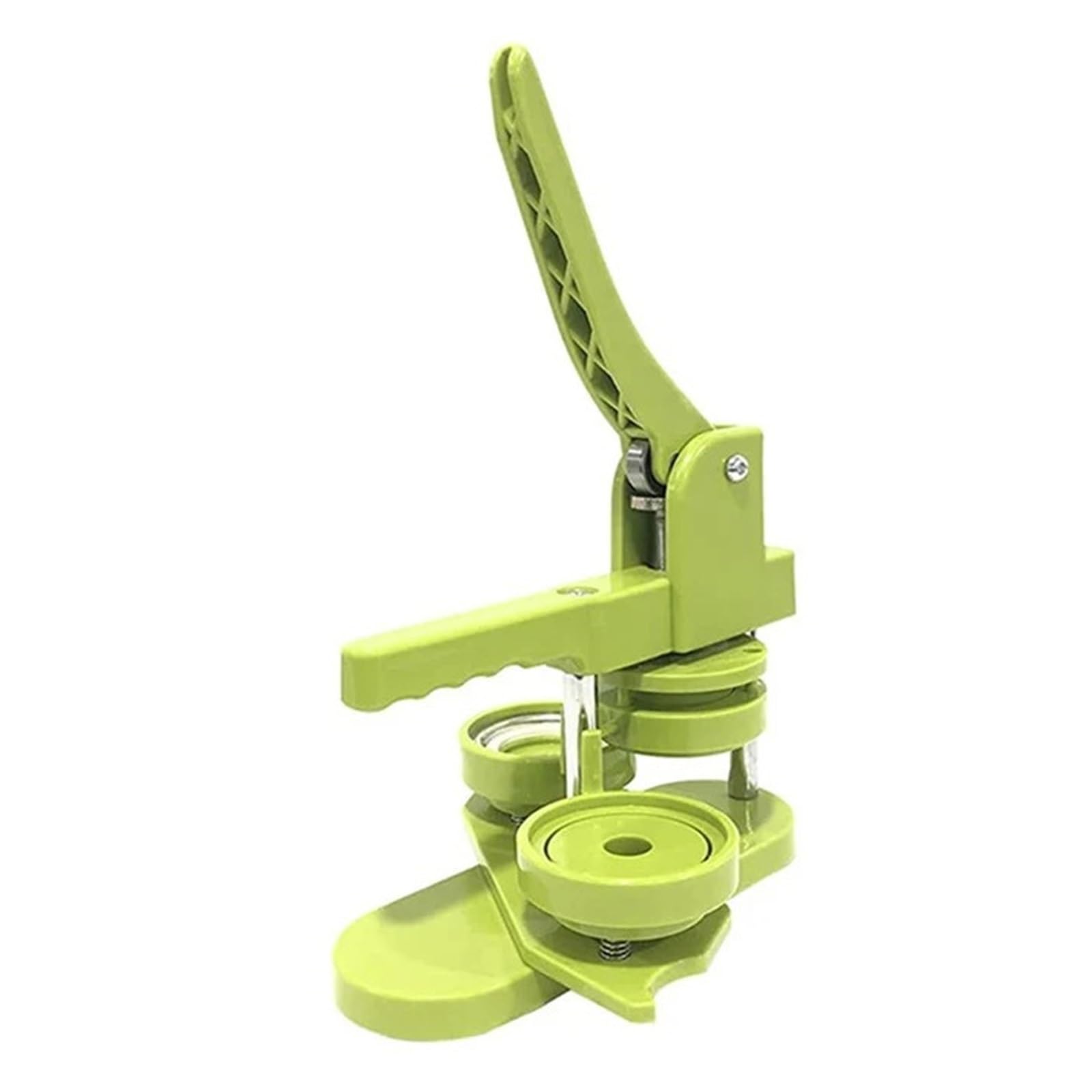 Distintivo Pin Button Maker Machine Distintivi Fai da Te Set 25MM-58MM Button Punch Press Maker Machine con 100 Pezzi di Parti di Pulsanti + Taglierina Circolare(32MM Set Rotating)