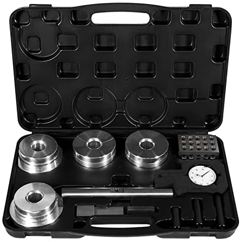 V-SEK 11001 Differential Pinion Depth Checker Kit Gauge Tool Compatible with Ford 7.5" 8" 8.8" 9", GM 10-14 Bolts, Compatible with Chrysler, Dana 30-80 and Most Differentials Cover