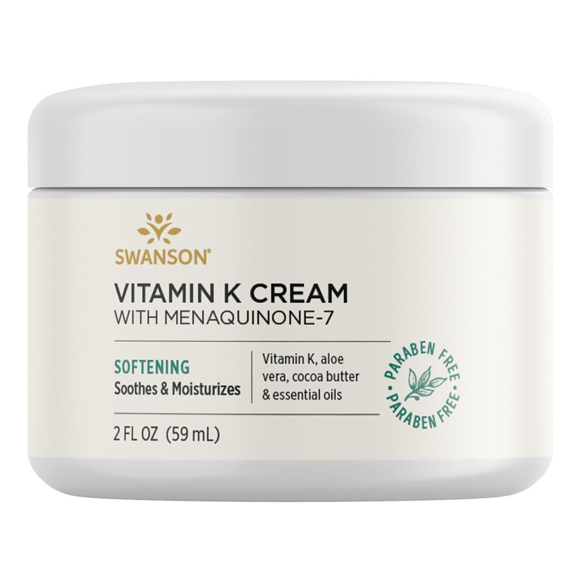Swanson Vitamin K Cream 2 Fl Oz (59 Ml) Cream
