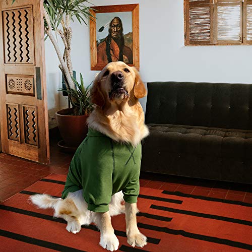 Kickred Basic Dog Hoodie Sweatshirts, Pet Clothes Hoodies Sweater With Hat And Leash Hole, Soft Cotton Outfit Coat For Small Medium Large Dogs #TOP6
