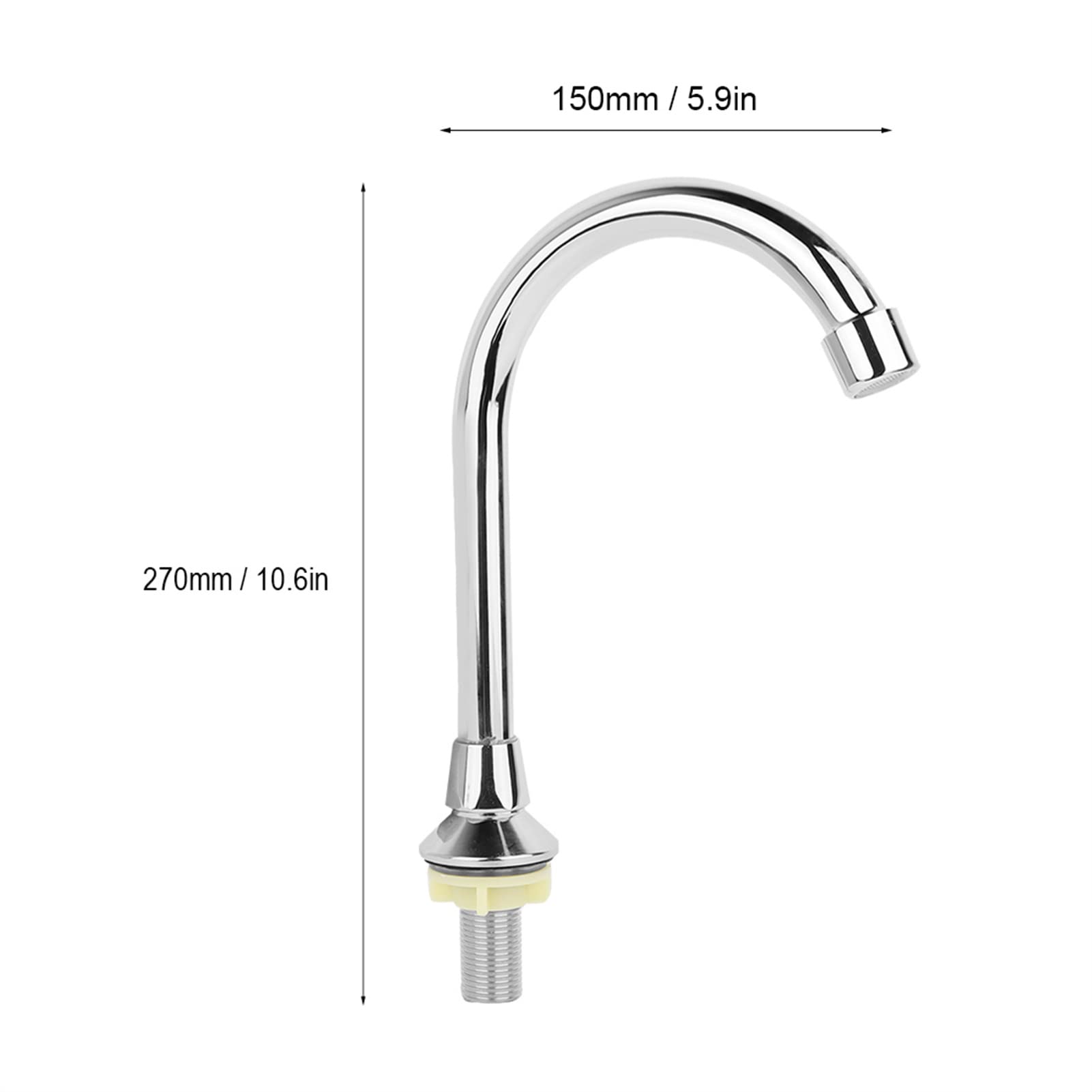 Robinet d'eau à Pédale en Cuivre avec Commutateur Céramique pour Cuisine Hôpital