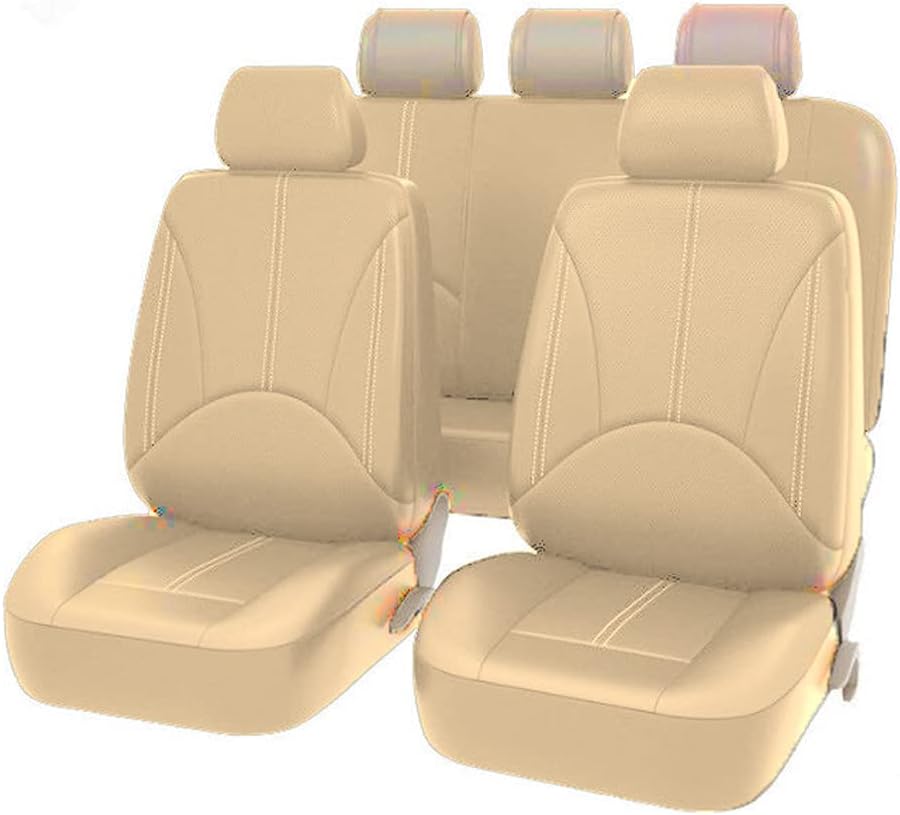 Hingers Universal Car PU Front Car Seat Covers Fine Back Bucket Car Seat Cover Auto Interior Car Seat or Cover