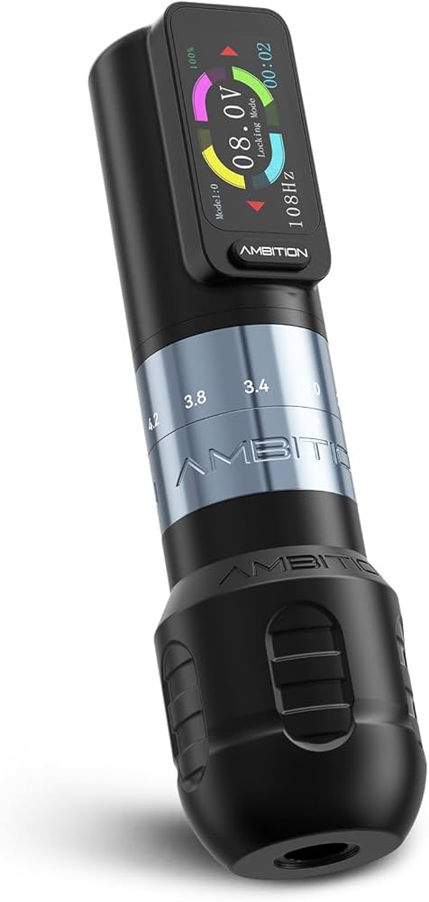 Amazon.com: Ambition Seher Wireless Tattoo Machine with 6 Strokes