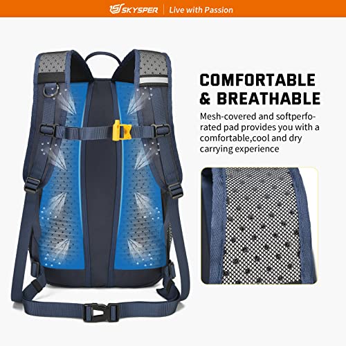Image of SKYSPER Small Hiking Daypack, 20L Lightweight Travel Backpacks Day Hike Pack with Waist Strap for Women Men