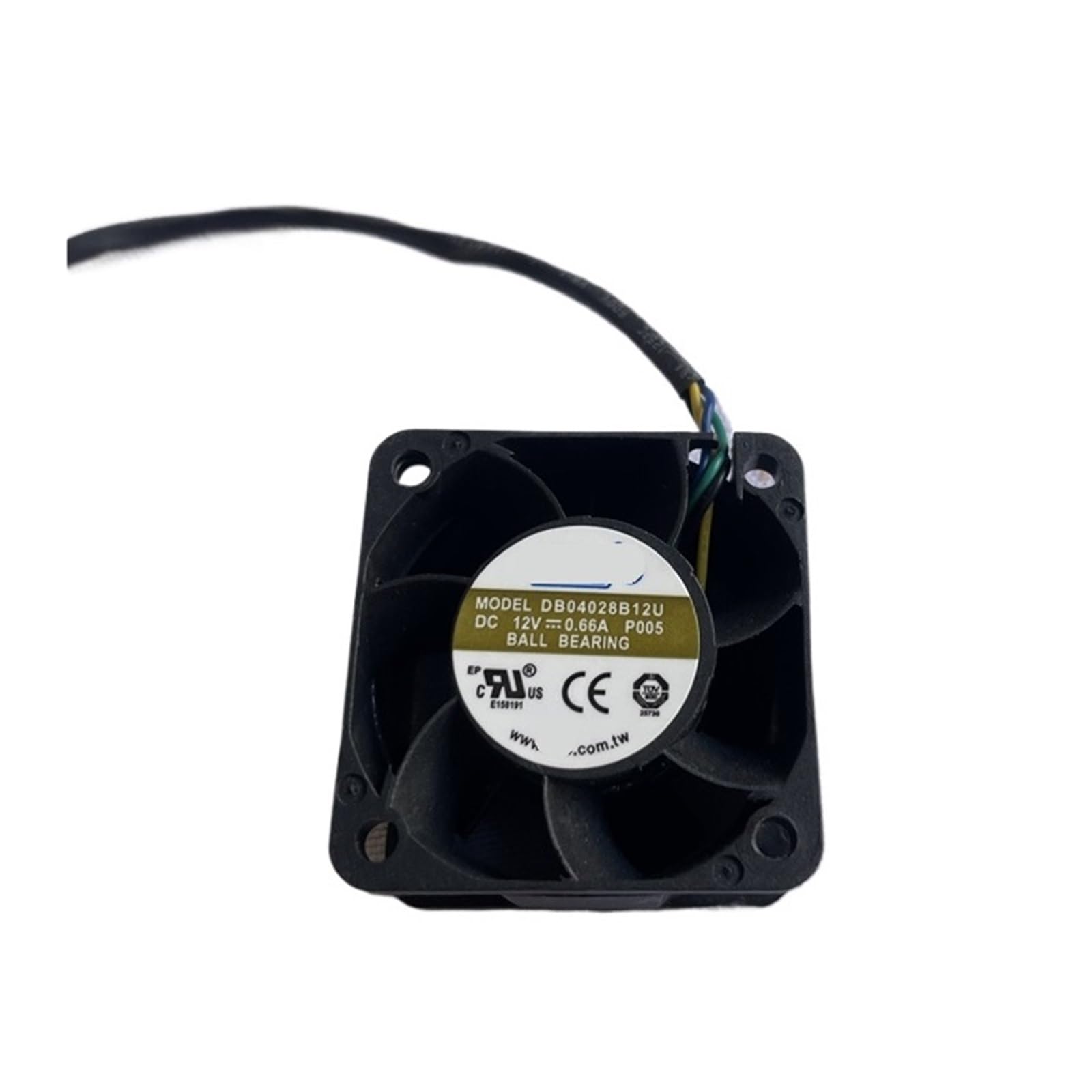 PEQYUACTE DB04028B12U P066 DC 12V 0.66A Cooling Fan 40x40x28mm 40mm 4-Wire