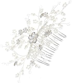 minkissy Capacete De Noiva Capacete De Cristal Acessórios De Cabeça De Noiva Para Pente De Casamento Para Noiva Pente De Cabelo De Casamento Pente De Cabelo De Cristal Pente De Cabelo De