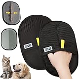 CORTES PETS Tierhaarentferner Handschuh 2 Stück – Katzenhaarentferner Handschuh & Fell Magnet gegen Hundehaare – Entfernt Tierhaare von Sofa, Teppich & Kleidung – Pet Hair Remover Glove