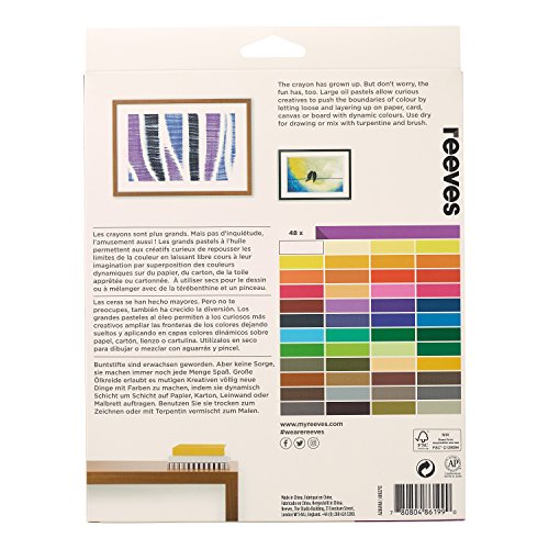 Reeves Oil Pastels-Set of 48