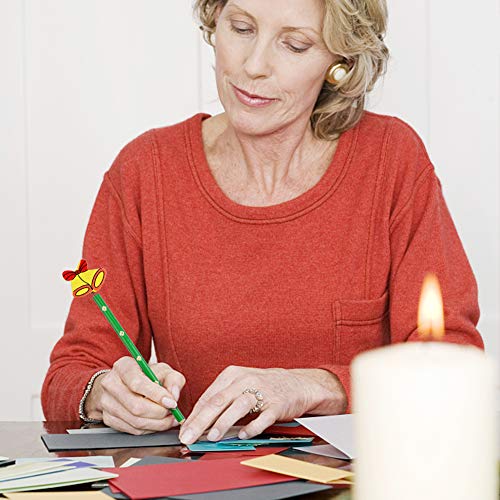 Matita natalizia,12 pezzi Matite colorate in legno...