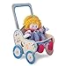 Dida - Cochecito para muñecas de Madera - Decoración: Luna