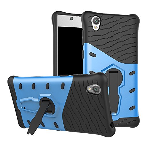 Sony Xperia L1 Case SunRemex Durable Armor with Full Body Protective and Heavy Duty Protection and 360 Degree Rotating Kickstand Design for Sony Xperia L1(2017) (Blue)
