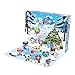 Littlest Pet Shop - Deluxe Holiday Calendar - Series 4 Advent Calendar -Gen 7 Authentic LPS Bobble Head Toy Figure, Collectible Toy Animal, Ages 4+