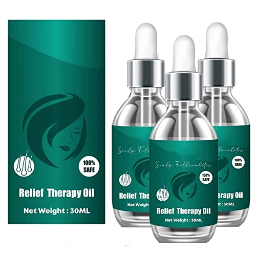 ATTDX - Aceite de alivio de foliculitis del cuero cabelludo GFOUK Aceite de tratamiento de foliculitis del cuero cabelludo Remedios naturales Aceite de cabello y cuero cabelludo Tratamiento nutritivo