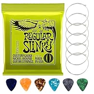 High-Precision Nickel Wound Strings : Crafted with a pure nickel outer winding and a hex steel core, these strings deliver a full, balanced tone with powerful magnetic response — perfect for punchy leads and smooth rhythms. Enhanced Pickup Sensitivit...