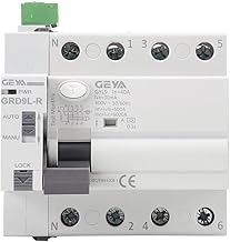 3-Phase Superimmunized Auto Rearmable Differential Switch with Automatic Reconnection 4P 40A 30mA 6Ka Class A. Self-Resettable Differential Rearme Automatic Rearme Differential Din RCCB