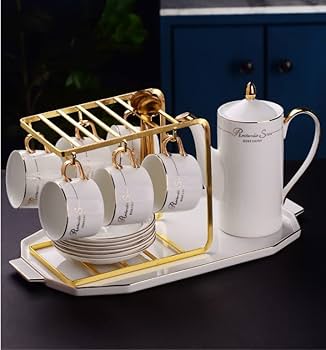 Amazon.com: ZXXDSGHUS Tea Cup Set Tea Set Teapot Set Ceramic