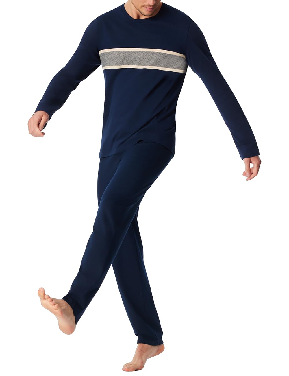 Schiesser Herren Schlafanzug lang - Nightwear Set