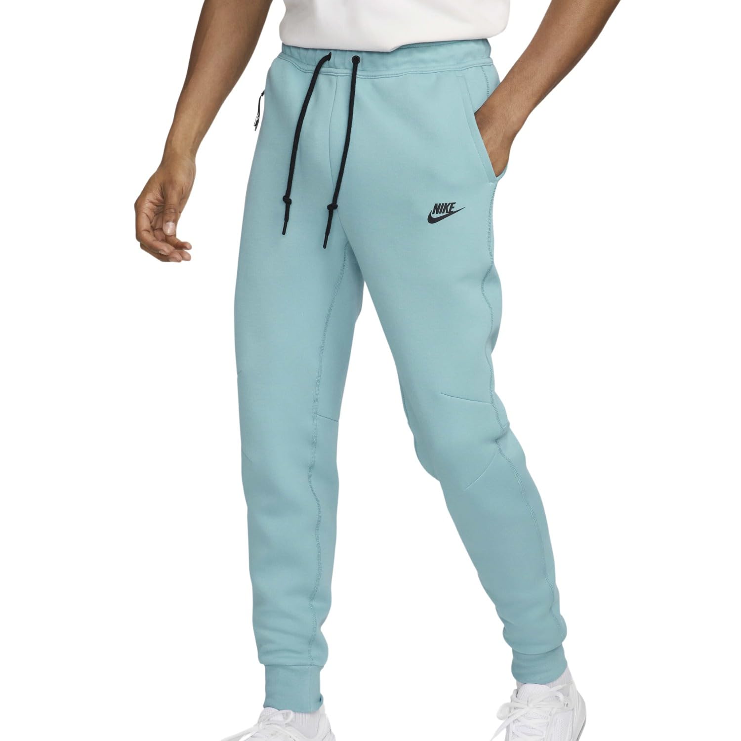 NikeSportswear Tech Fleece Men's Joggers Size - Medium Denim Turquoise/Black